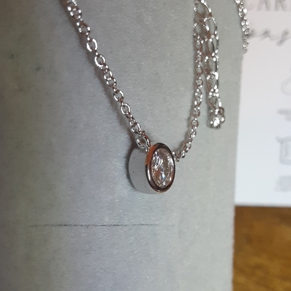 925 Silver Moissanite Necklace - Picture 11 of 13